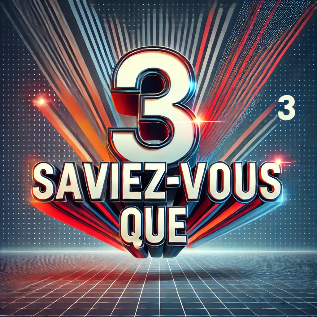 Saviez-vous que... # 3