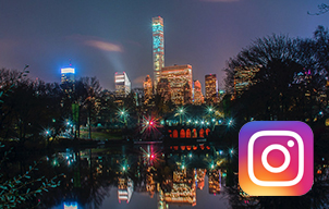 Amoureux d'Instagram à New York