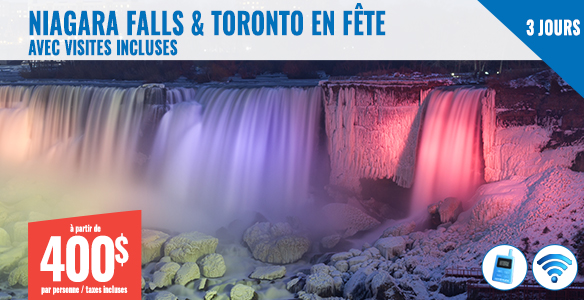 Voyage organisé à Ontario - Toronto & Niagara Falls en fête