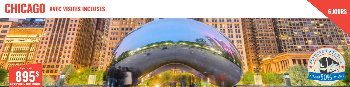 Voyage organisé à Chicago - Chicago - 4 étoiles