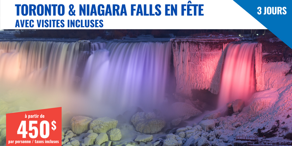 Voyage organisé à Ontario - Toronto & Niagara Falls en fête